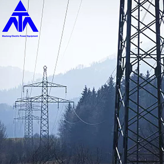 Double Circuit Electric Steel Power Tension Tower
