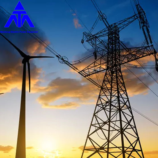 Galvanized 33KV 66KV Transmission Electric Power Iron Tower