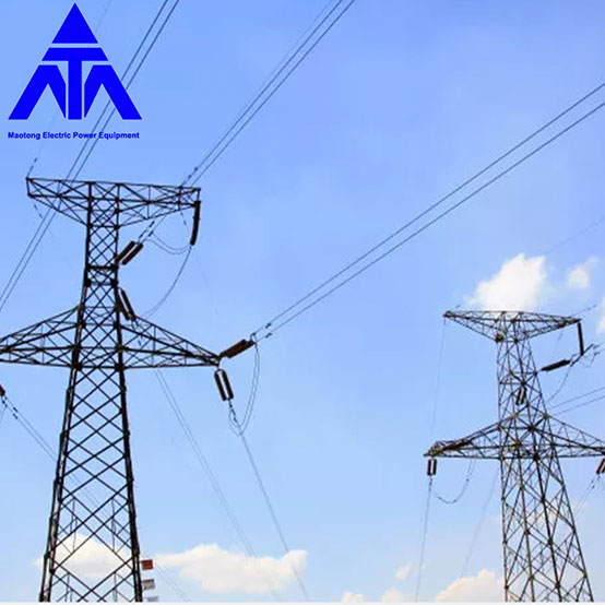 4 Leg Round Pipe Steel Angle Steel Poles Tower 10KV