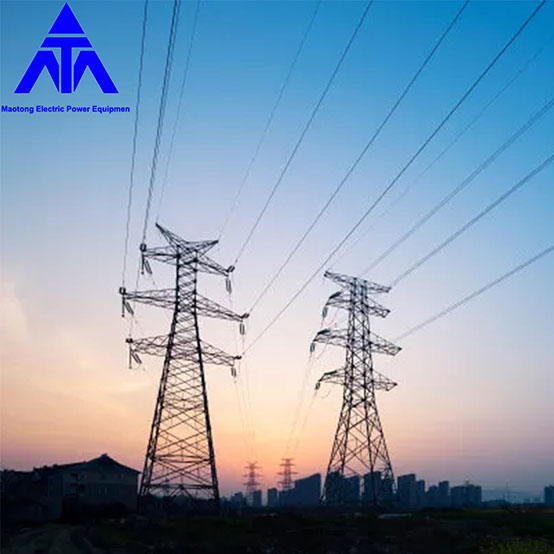 500KV Angle Steel Transmission Electric Distribution Tower