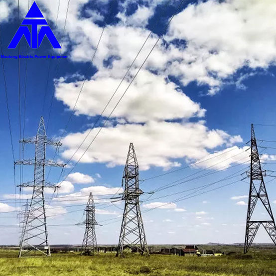 35KV 66KV Electric Power Fall Arrest Angle Steel Tower