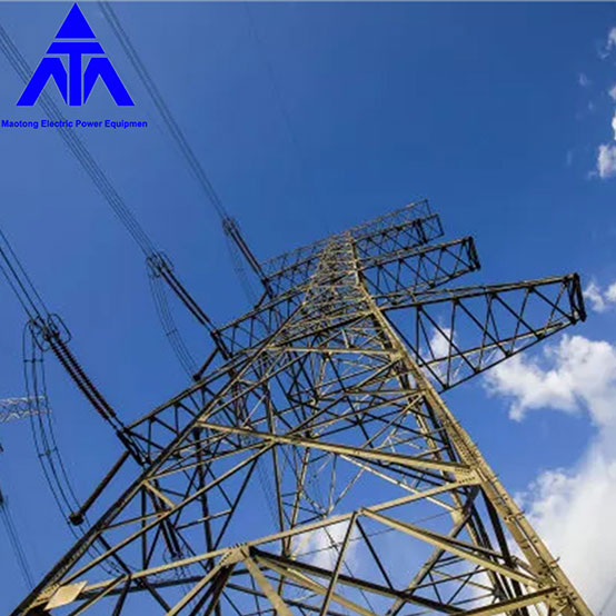 500KV Angle Steel Transmission Electric Distribution Tower