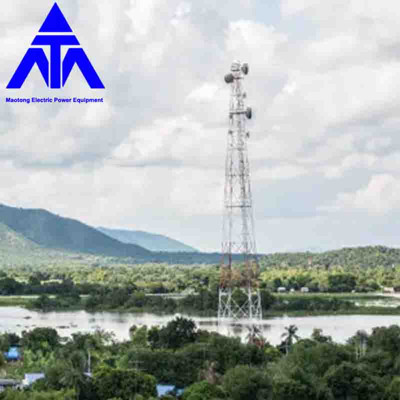 20m Steel Lattice Telecom Antenna Communication Tower
