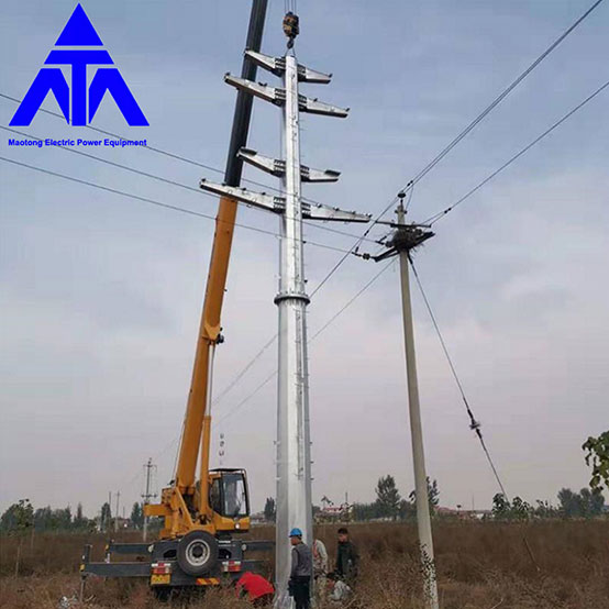 Monople Single Tubular Electric Pole Tower