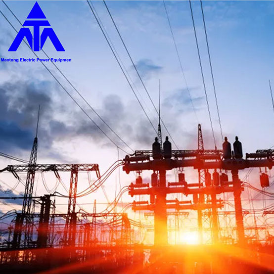 Electrical Power Transmission Substation Structures Steel Galvanized