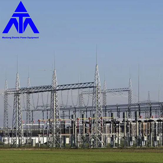 Q420 Electric Substation Steel Structures Power Transformer