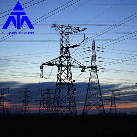Aangle Iron Electric Power Q345 10KV 33KV Transmission Line Tower