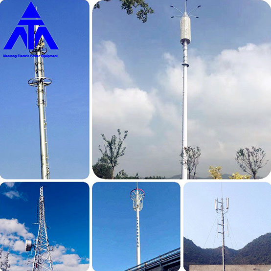 Cell Phone Telecommunication WiFi Antenna Single Tower