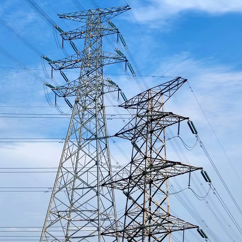 Metal Straight High Voltage Tower