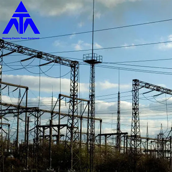 Q420 Electric Substation Steel Structures Power Transformer