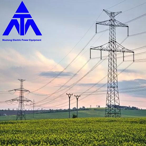 Angle Steel Pipe Tower 330KV Hot Dip Galvanized Steel Tower