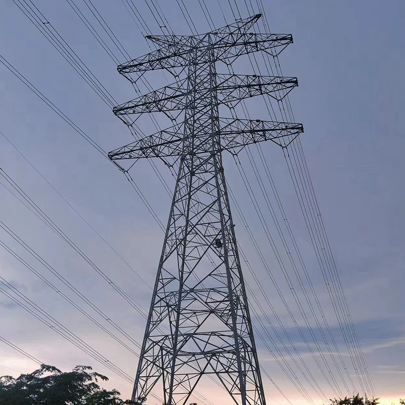 Metal Straight High Voltage Tower