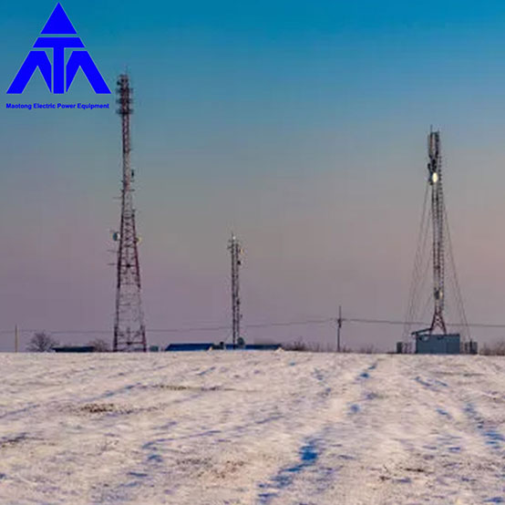 Power Microwave 50km Internet Telecommunication Tower