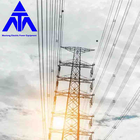 Double Circuit Power Transmission Terminal Angle Iron Tower
