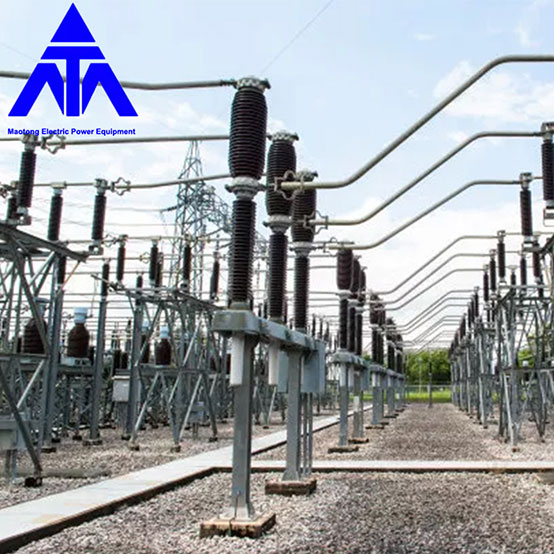 500KV Substation Structure Electricity Transmission Line