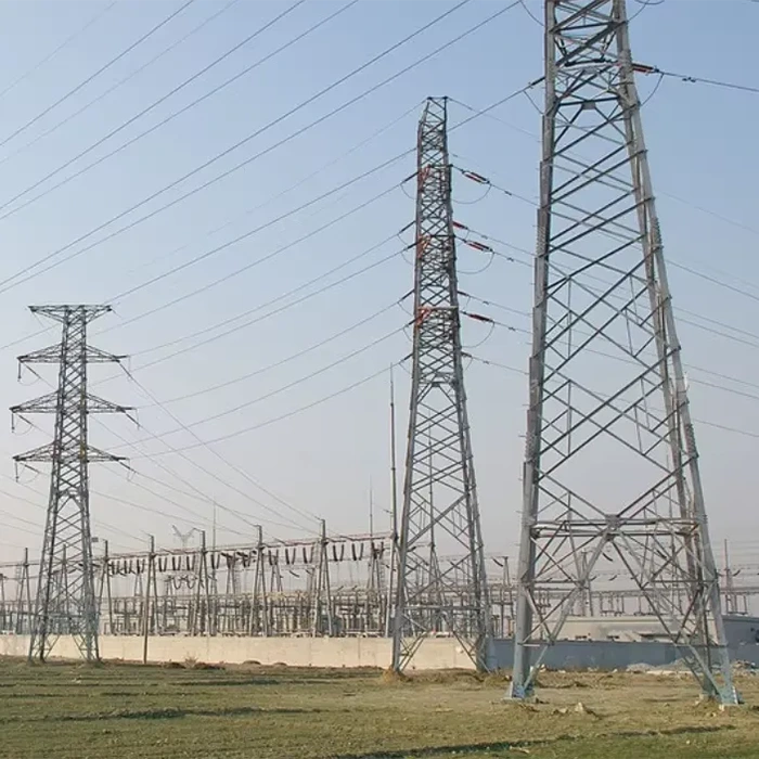 Galvanized Steel Power Transmission Tower