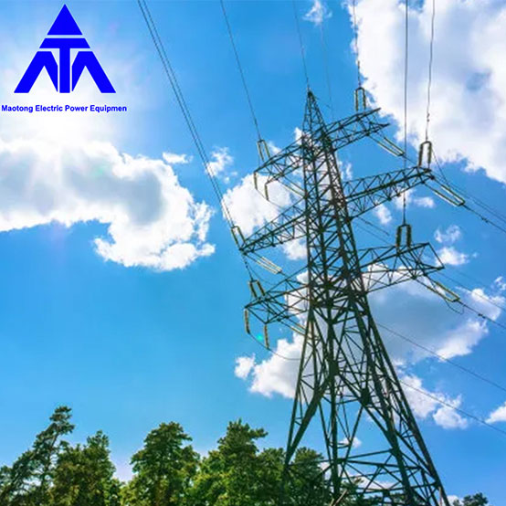 500KV Angle Steel Transmission Electric Distribution Tower