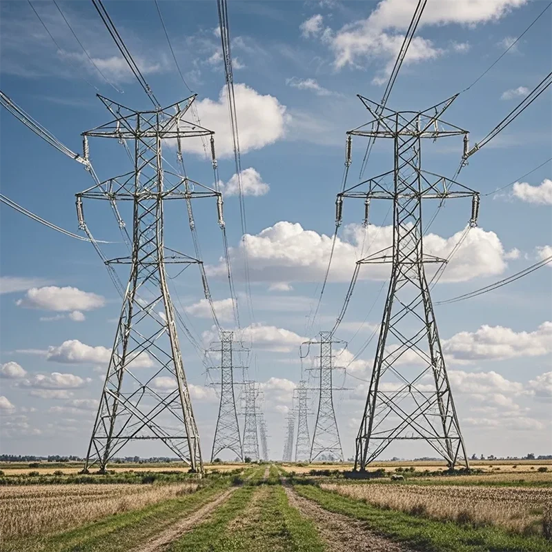 Communication Angle Steel Lattice Tower