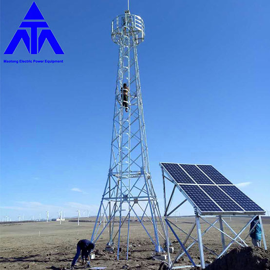 Training Tower Angular Steel Platform Watch Lattice Steel Tower