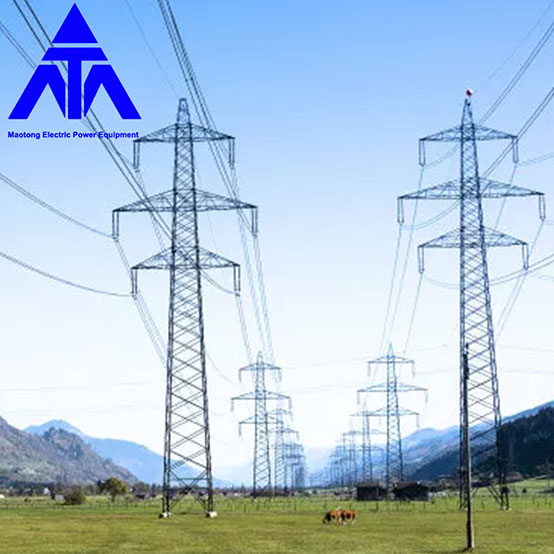 High Voltage 750 KV Transmission Electric Tower