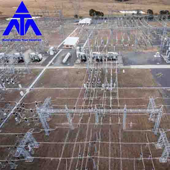 Galvanized 400KV Steel Structure for Electrical Substation