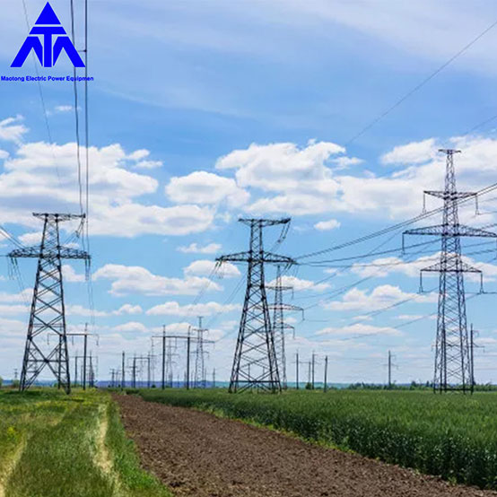 220 KV Hot Dip Angle Galvanized Steel High Voltage Electric Power Transmission Line Tower