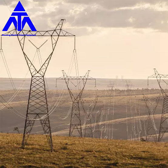 4 Leg Round Pipe Steel Angle Steel Poles Tower 10KV