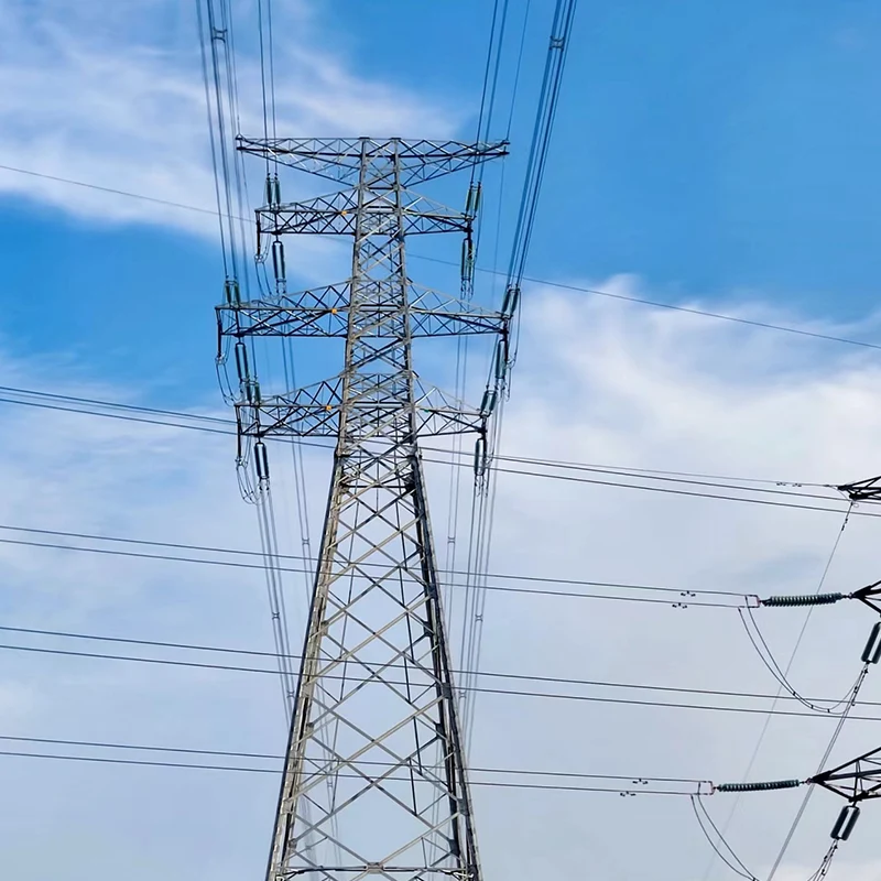 Metal Straight High Voltage Tower