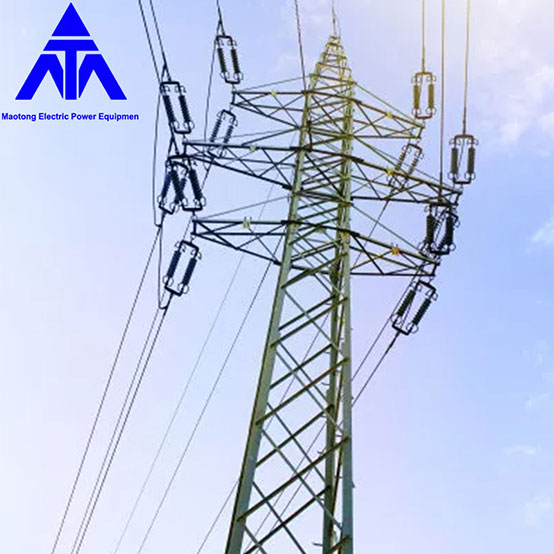 35KV 66KV Electric Power Fall Arrest Angle Steel Tower