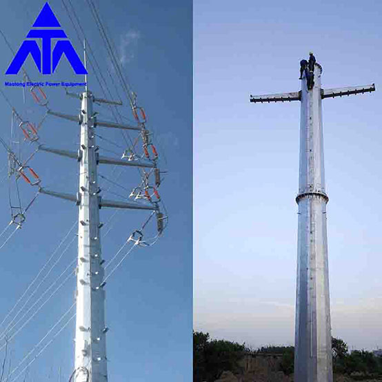 Monople Single Tubular Electric Pole Tower