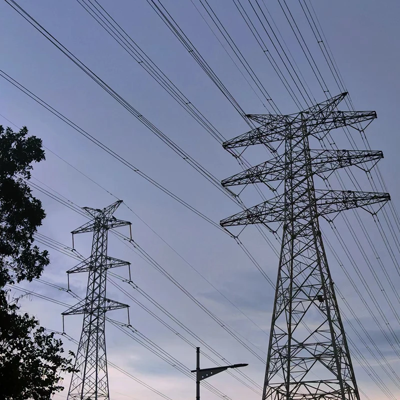 Metal Straight High Voltage Tower