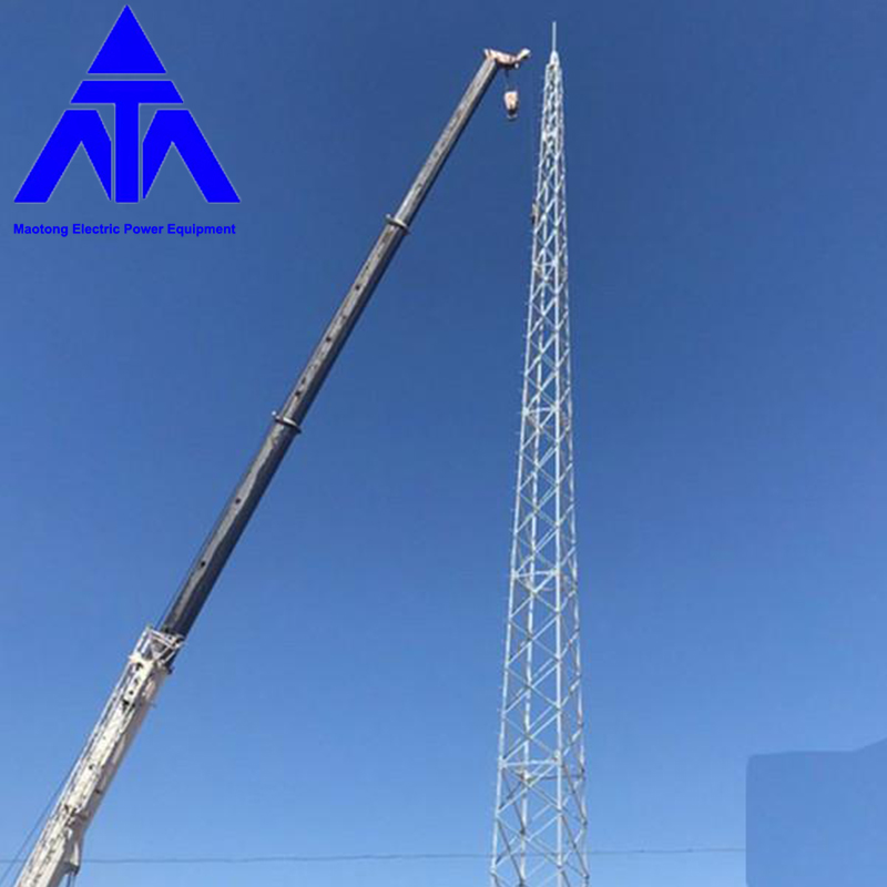 Galvanized Lattice Steel Lightning Support Tower