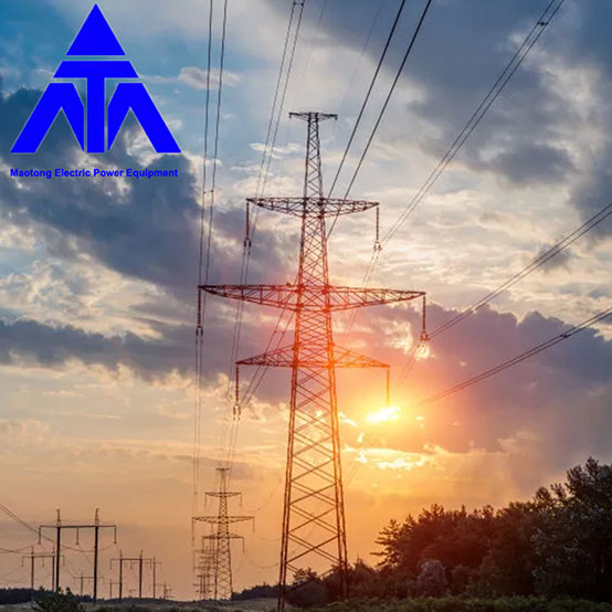 Angle Steel Pipe Tower 330KV Hot Dip Galvanized Steel Tower