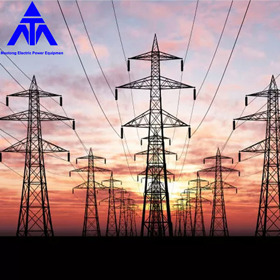 220KV Fall Arrest Transmission Line Steel Pole Tower
