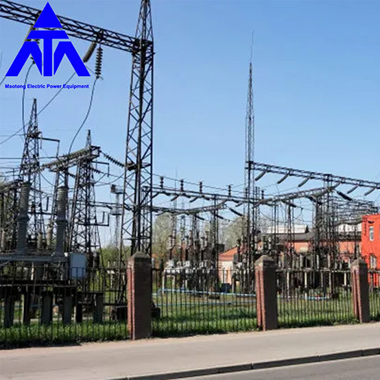 Q420 Electric Substation Steel Structures Power Transformer