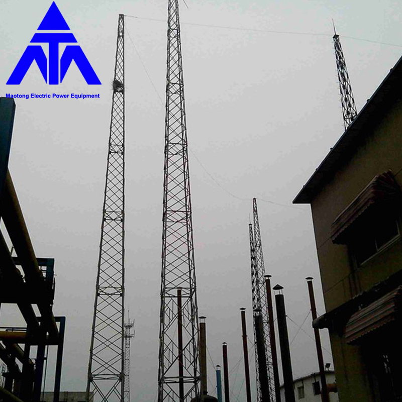 Galvanized Lattice Steel Lightning Support Tower