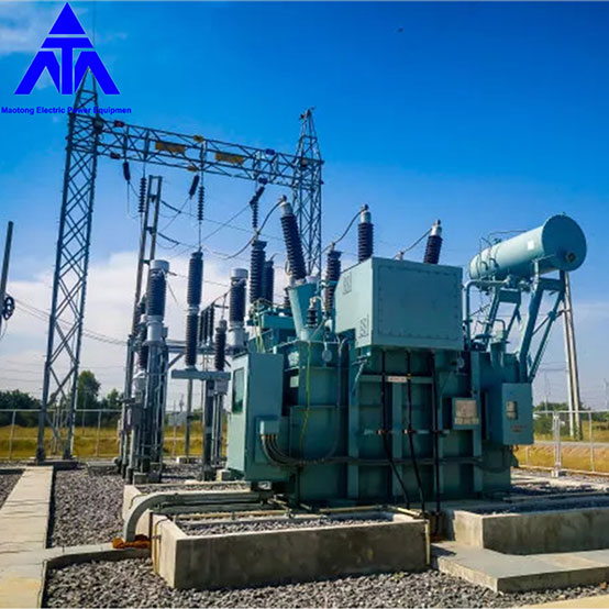 Electrical Power Transmission Substation Structures Steel Galvanized