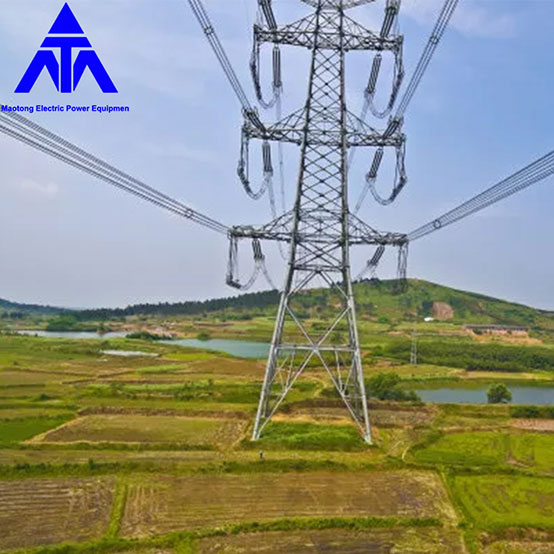 3 Legs 4 Legs Tube Steel Pipe Transmission Line Electric 110-500KV