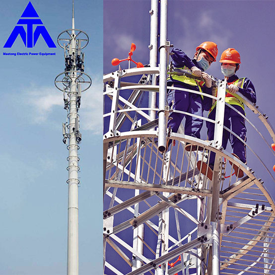 Cell Phone Telecommunication WiFi Antenna Single Tower