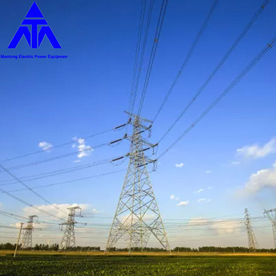 Angle Steel 330KV High Voltage Electric Transmission Tower